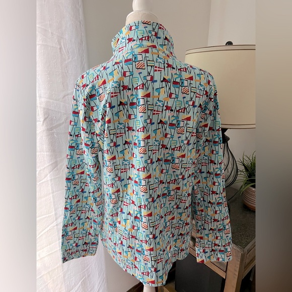 Talbots nautical zip sweatshirt - Picture 6 of 7